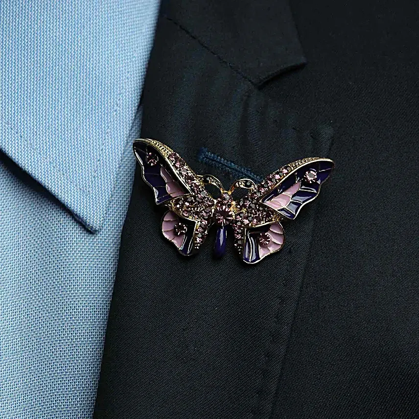 Butterfly Brooch Multicolour