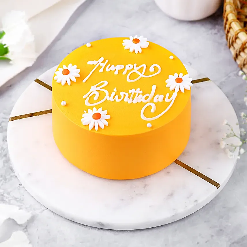 Butterscotch Birthday Cake Half Kg