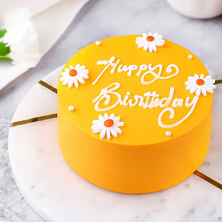 Butterscotch Birthday Cake Half Kg