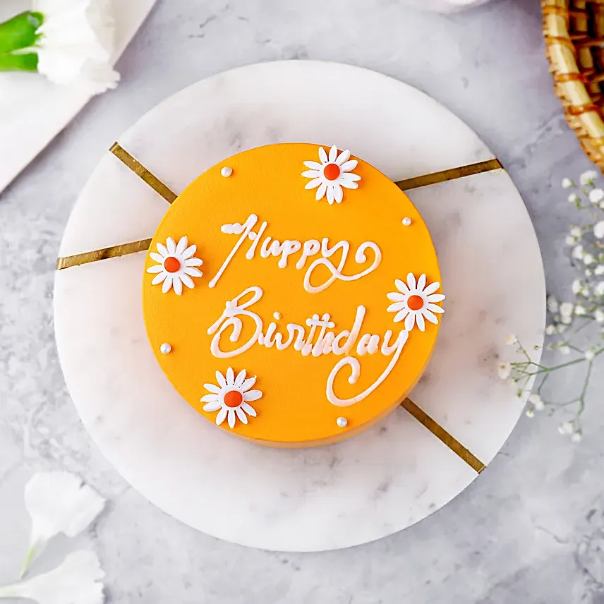 Butterscotch Birthday Cake Half Kg