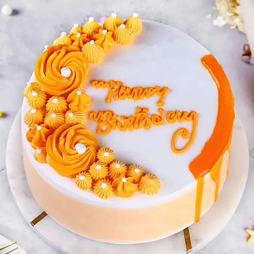 Butterscotch Crunch Eggless Cake Half Kg