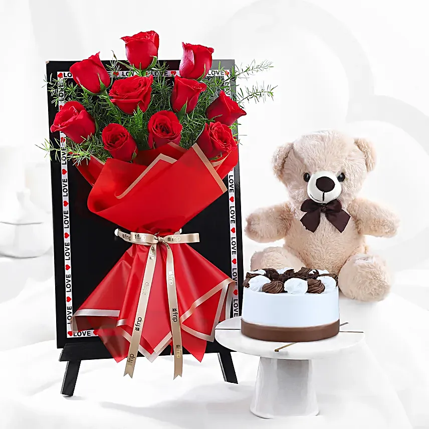 Canvas of Rosy Affection