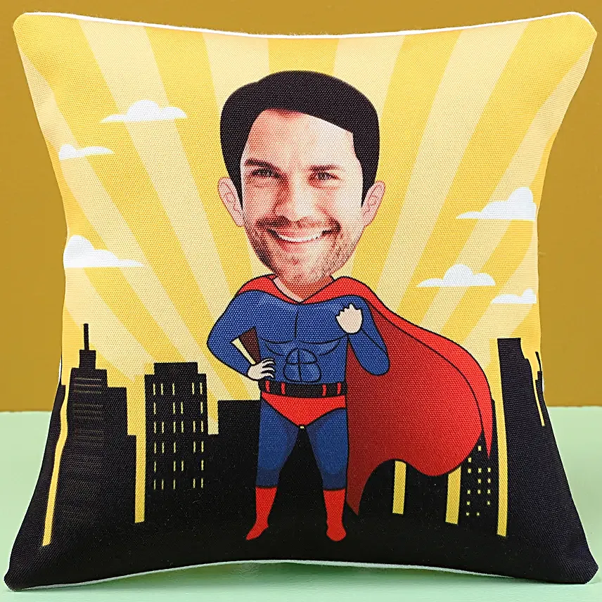 Superman Caricature Cushion Online