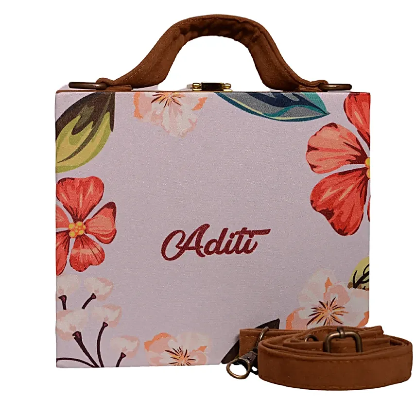 Caricature Suitcase Style Clutch Bag