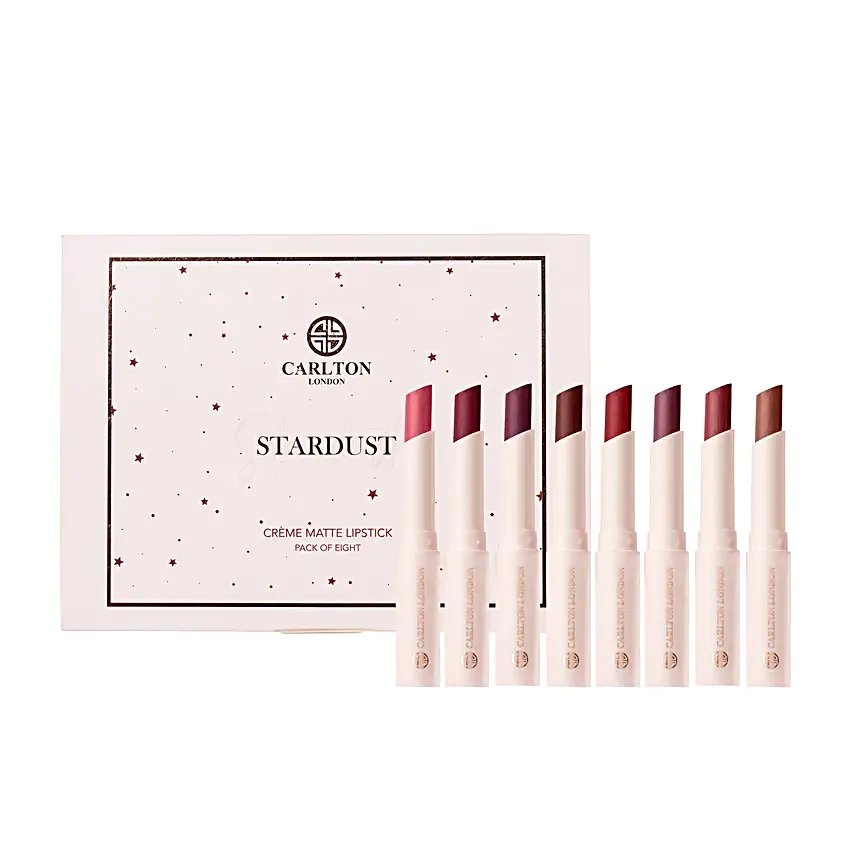 Carlton London Velvet Lipstick Gift Set of 8