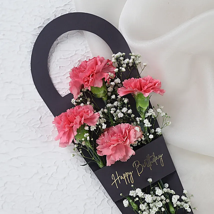 Carnation Birthday Wishes Sleeve