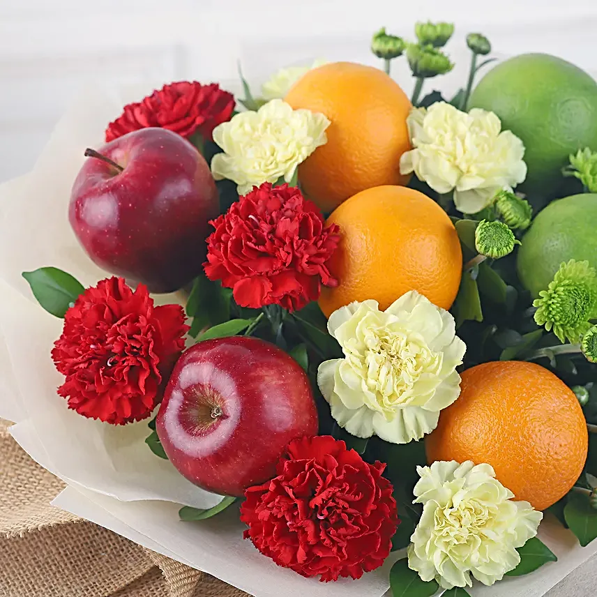 Carnation N Fruits Symphony