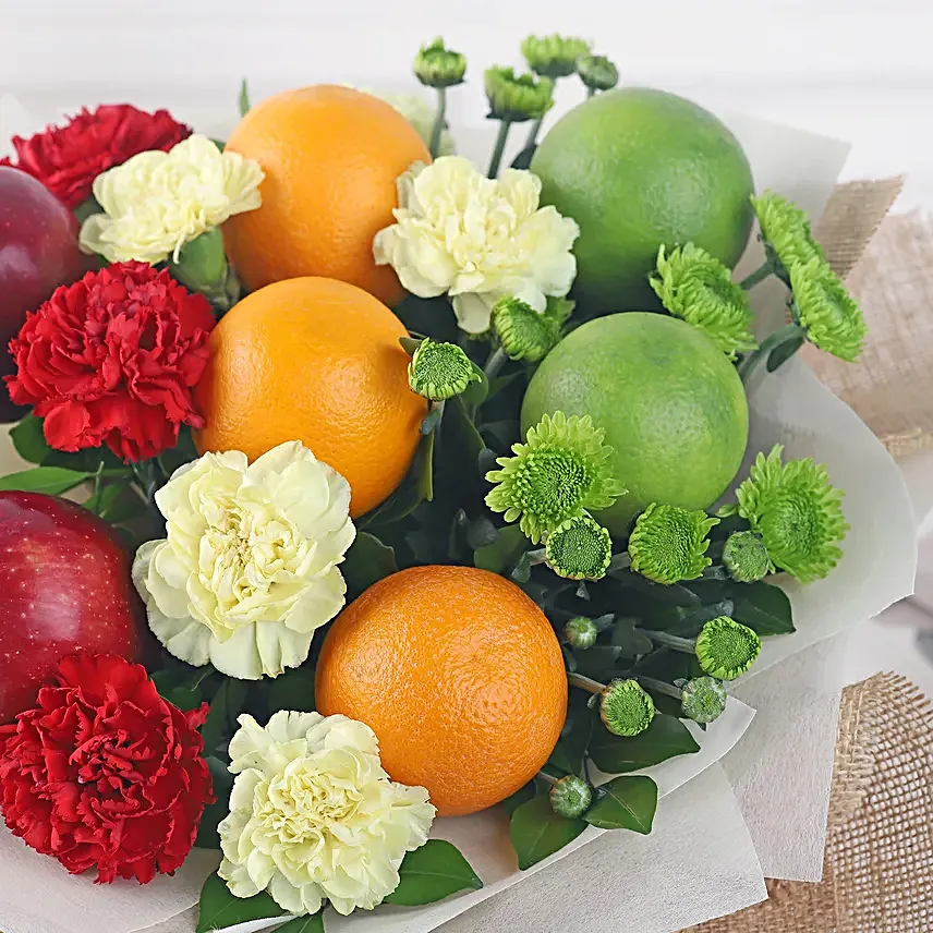 Carnation N Fruits Symphony