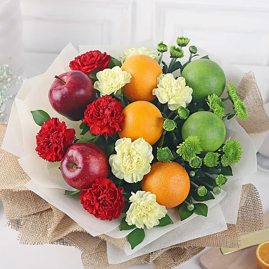 Carnation N Fruits Symphony