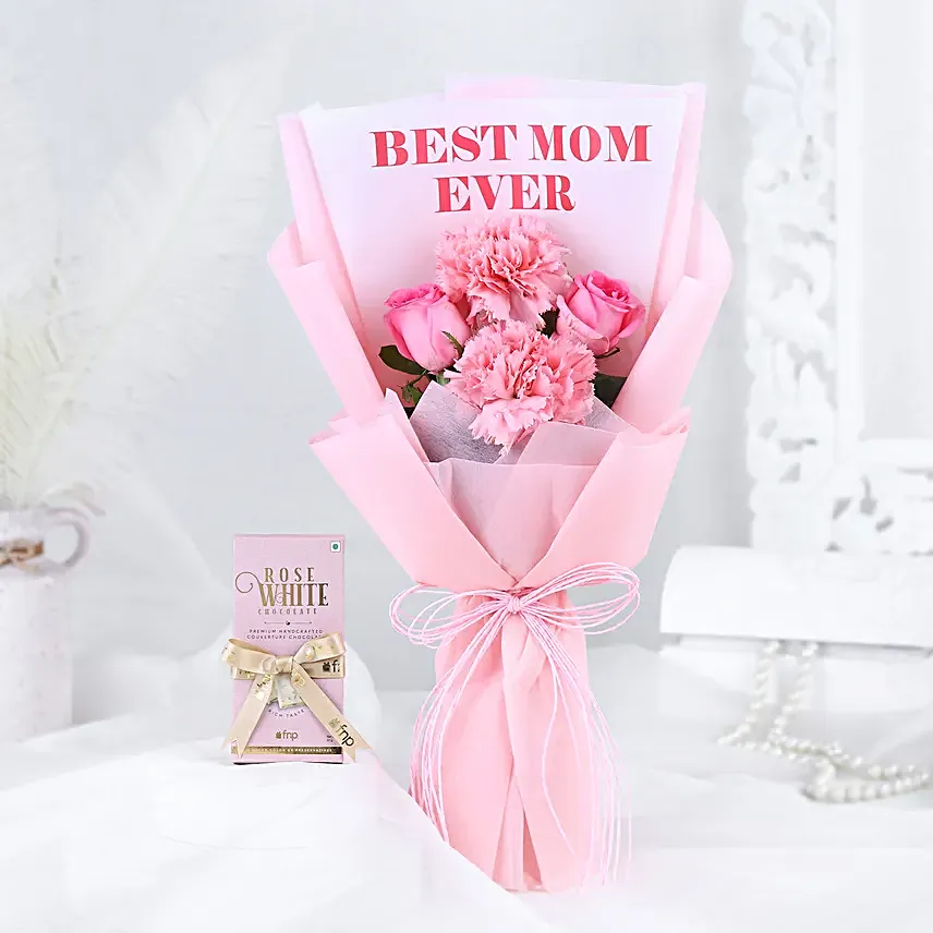 Carnation N Rose Celebration for Mom