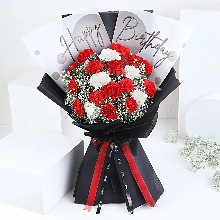 Carnations N Cake Birthday Bundle