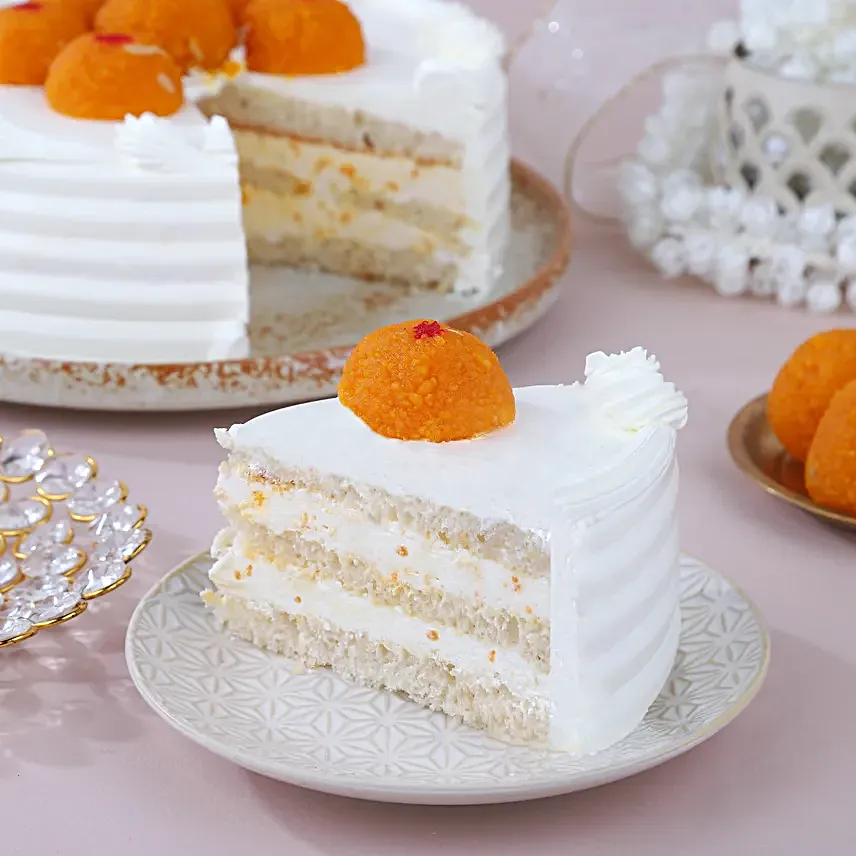 Celebratory Motichoor Laddoo Cake 1Kg