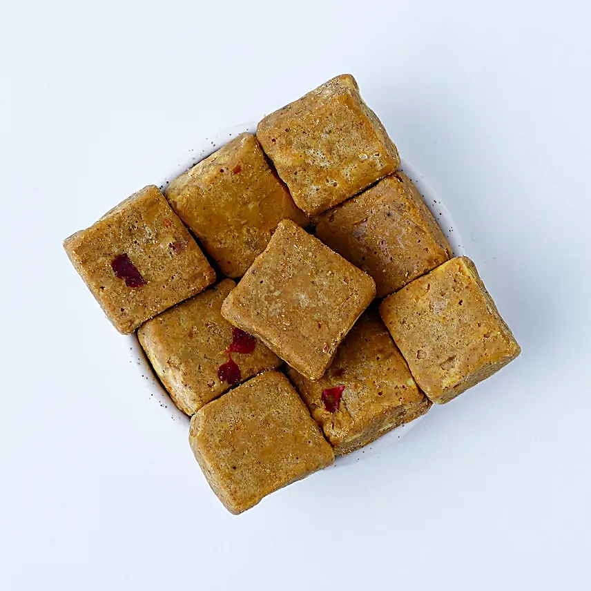 Celestial Ganesha Serenade Rakhi with Channa Barfi Combo