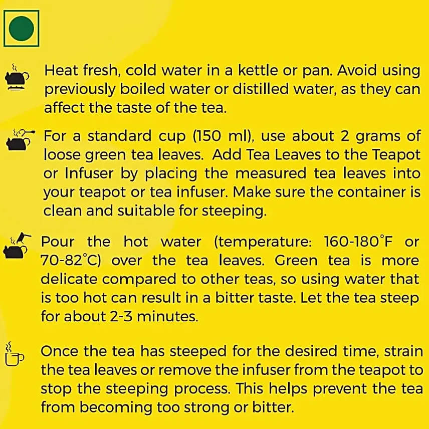 Chamomile Green Tea Set