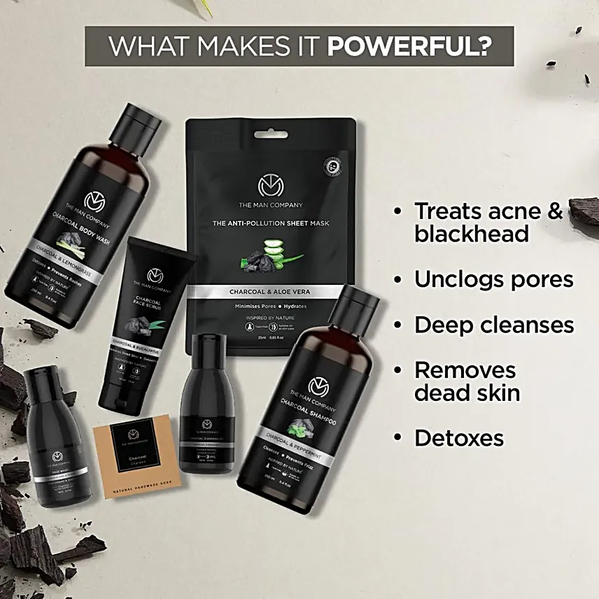 Charcoal Special Grooming Kit For Him