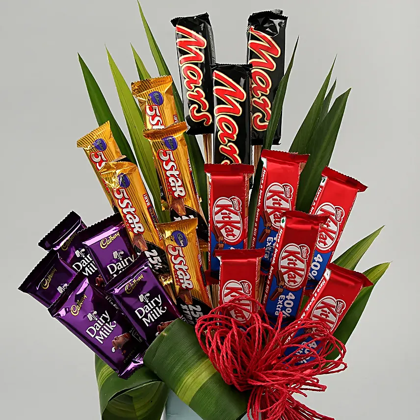 Happy Birthday Chocolate Vase