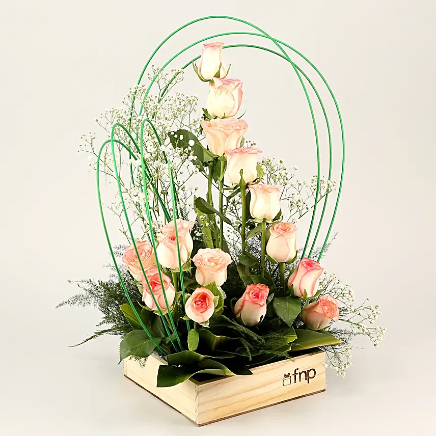 Charming Love Roses Arrangement