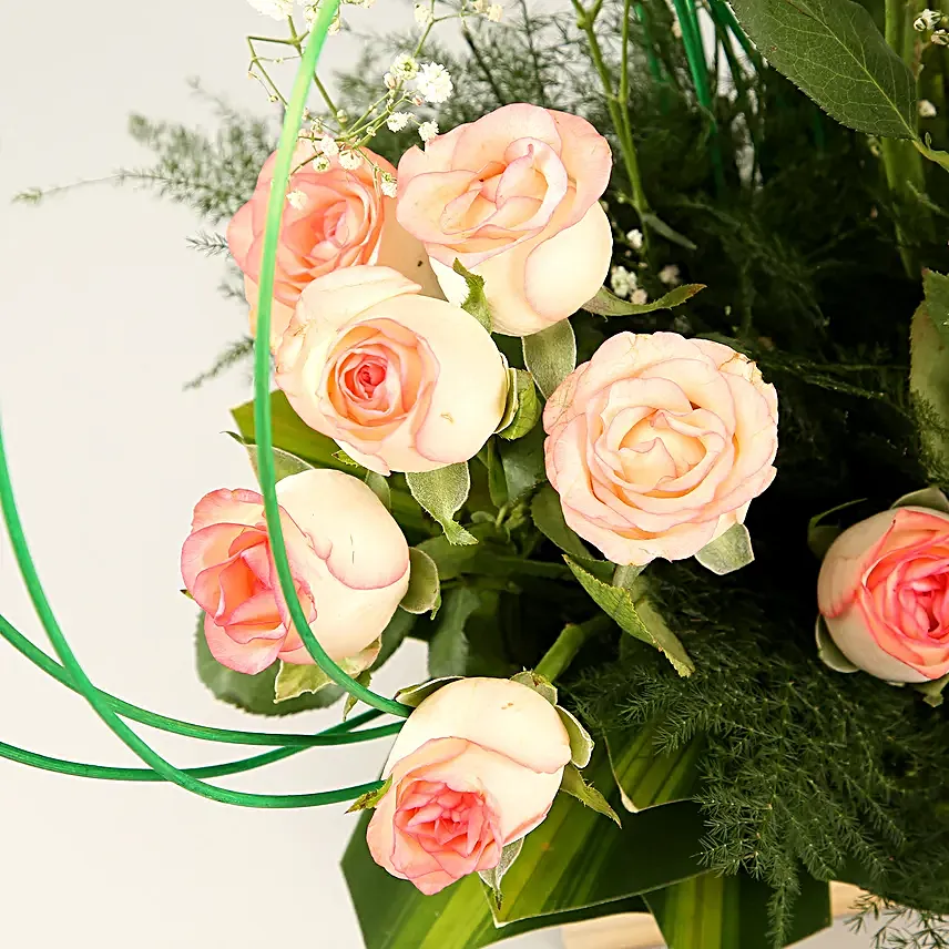 Charming Love Roses Arrangement