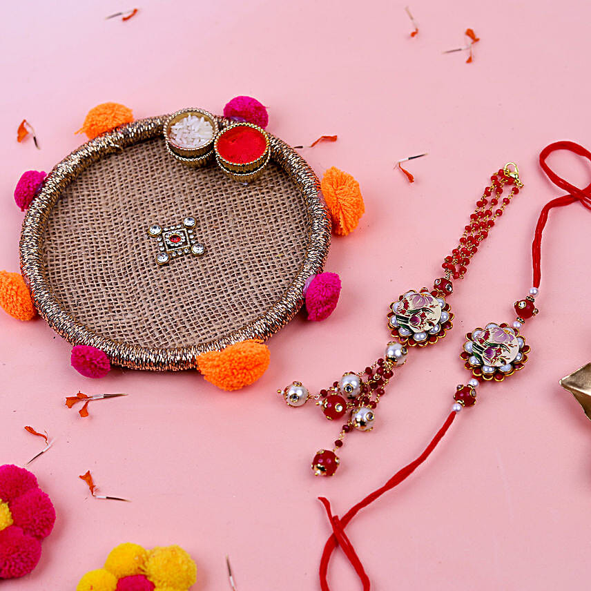 Charming Raksha Bandhan Thali Set
