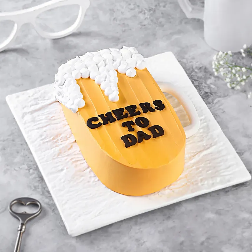 Cheers to Dad Chocolate Cake 1Kg