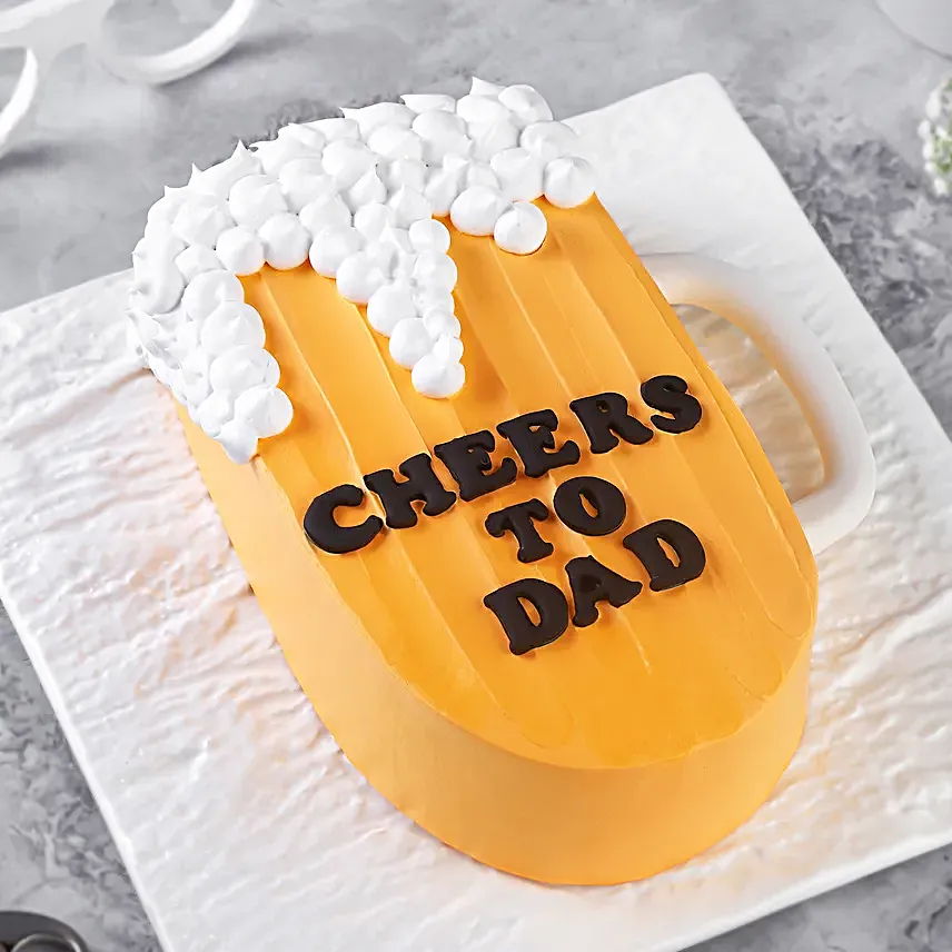 Cheers to Dad Chocolate Cake 1Kg