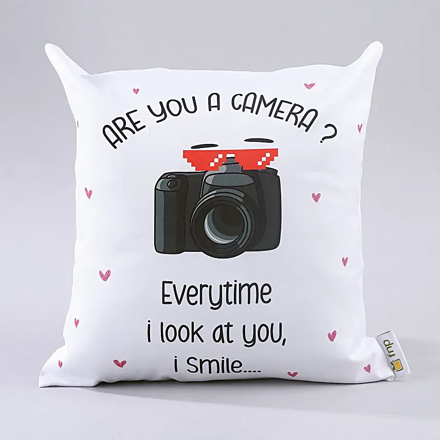 Cheesy Love Message Valentine Cushion