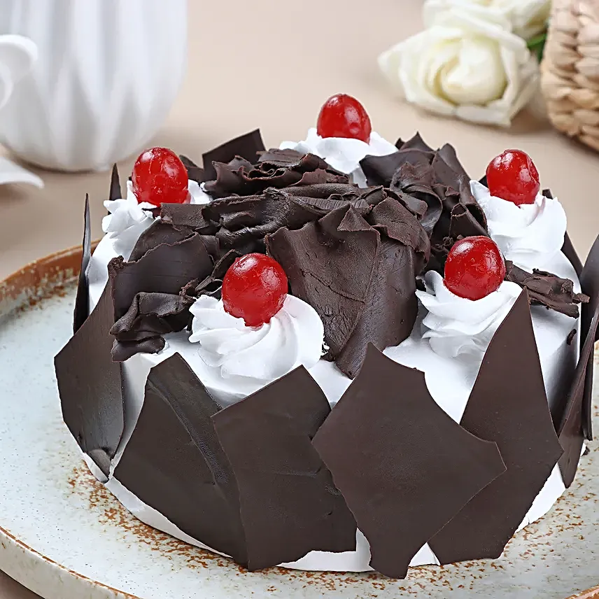 Cherry Kissed Black Forest Cake Half Kg