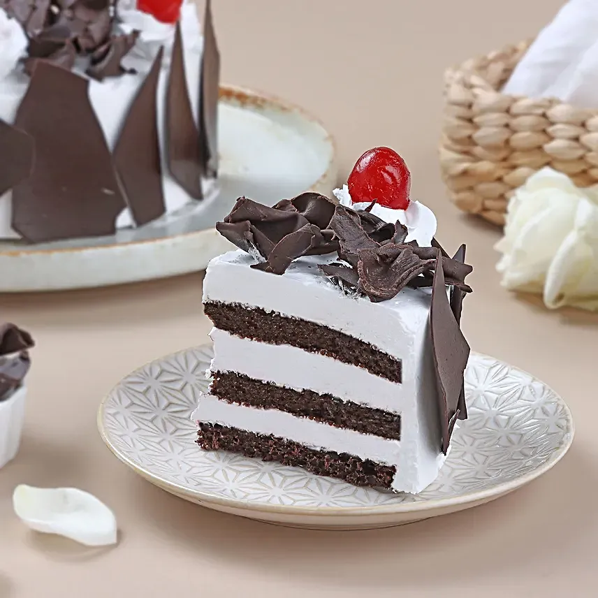 Cherry Kissed Black Forest Cake Half Kg