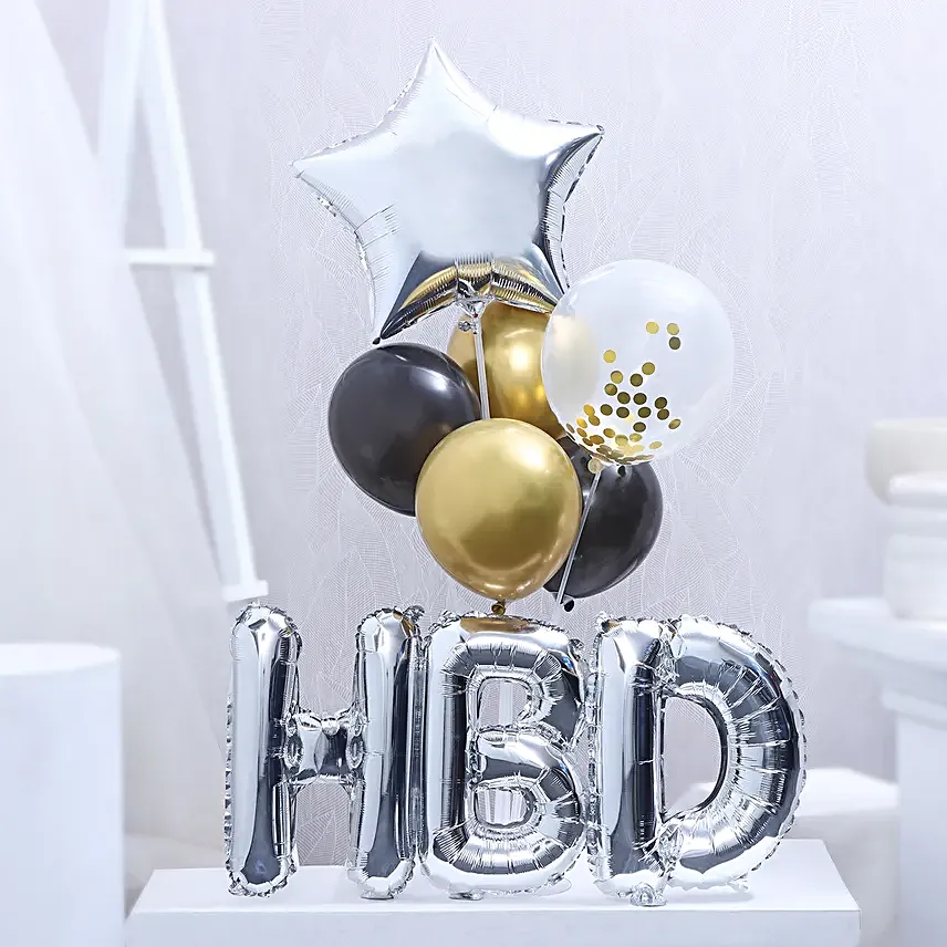 Chic Birthday Balloon Bouquet
