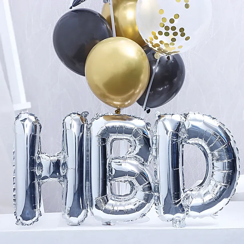 Chic Birthday Balloon Bouquet