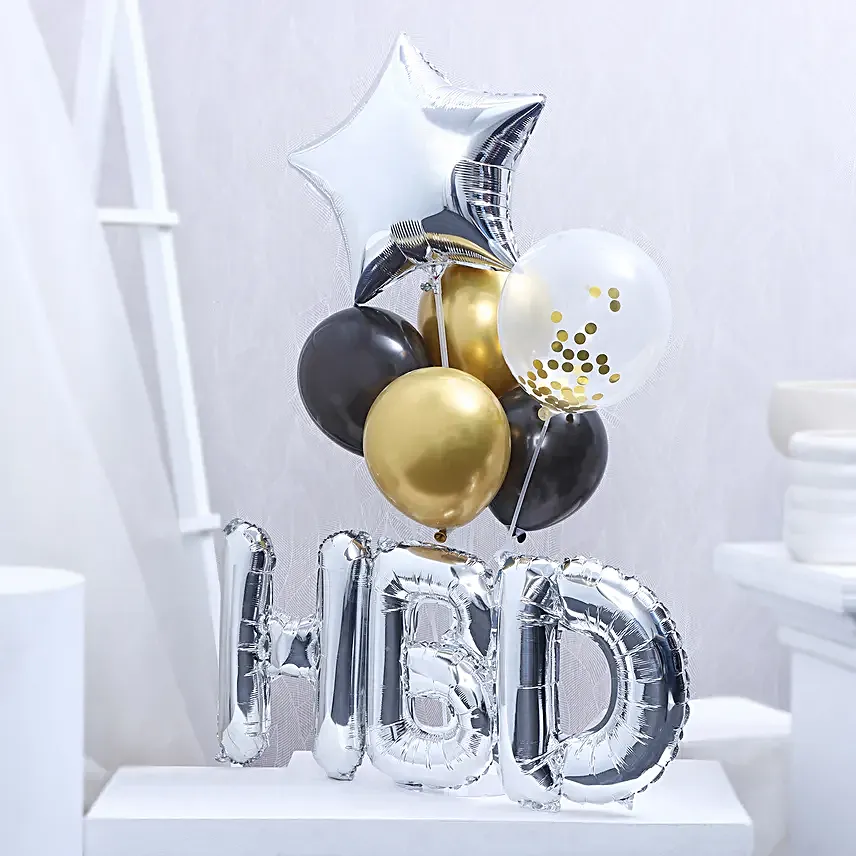 Chic Birthday Balloon Bouquet