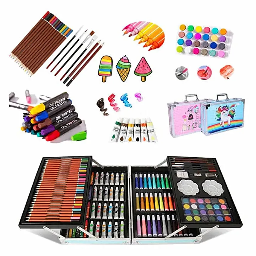 Childrens Deluxe Art Drawing Set Astronaut
