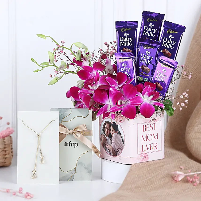 Choco Charm Orchid Delight