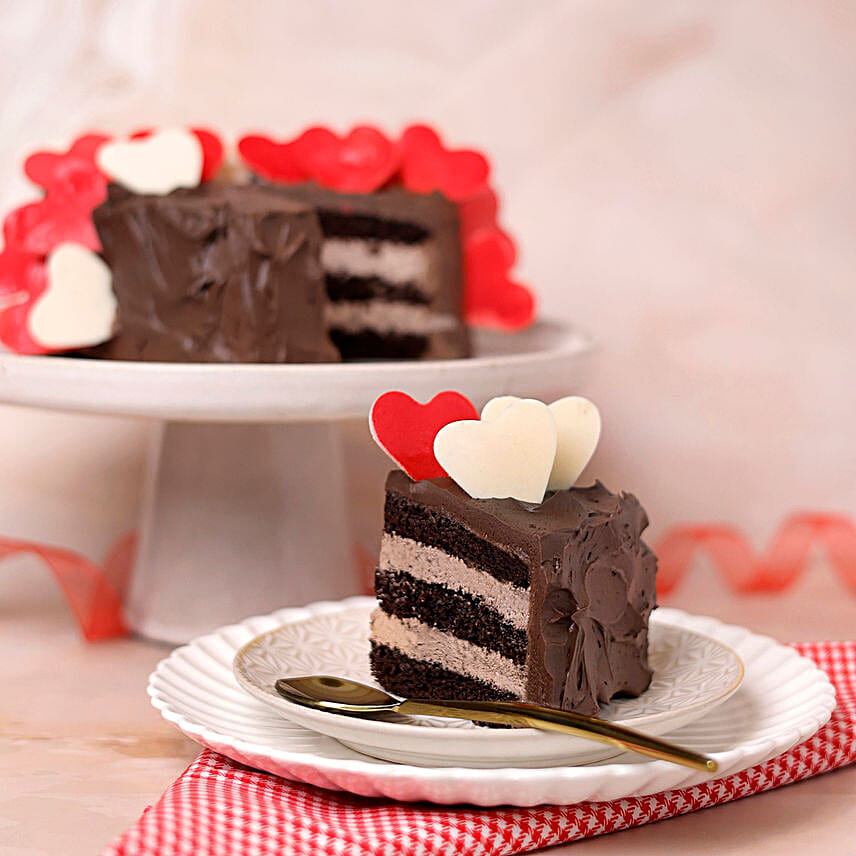 Online Choco Hearts Love Designer Cake