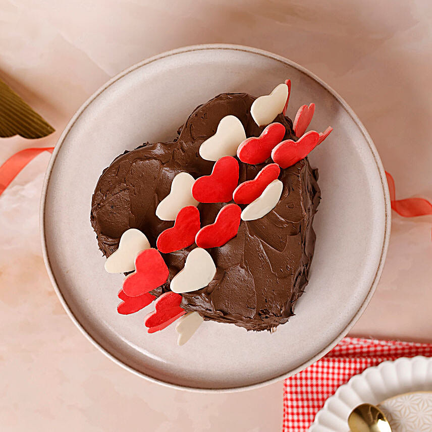 Online Choco Hearts Love Designer Cake