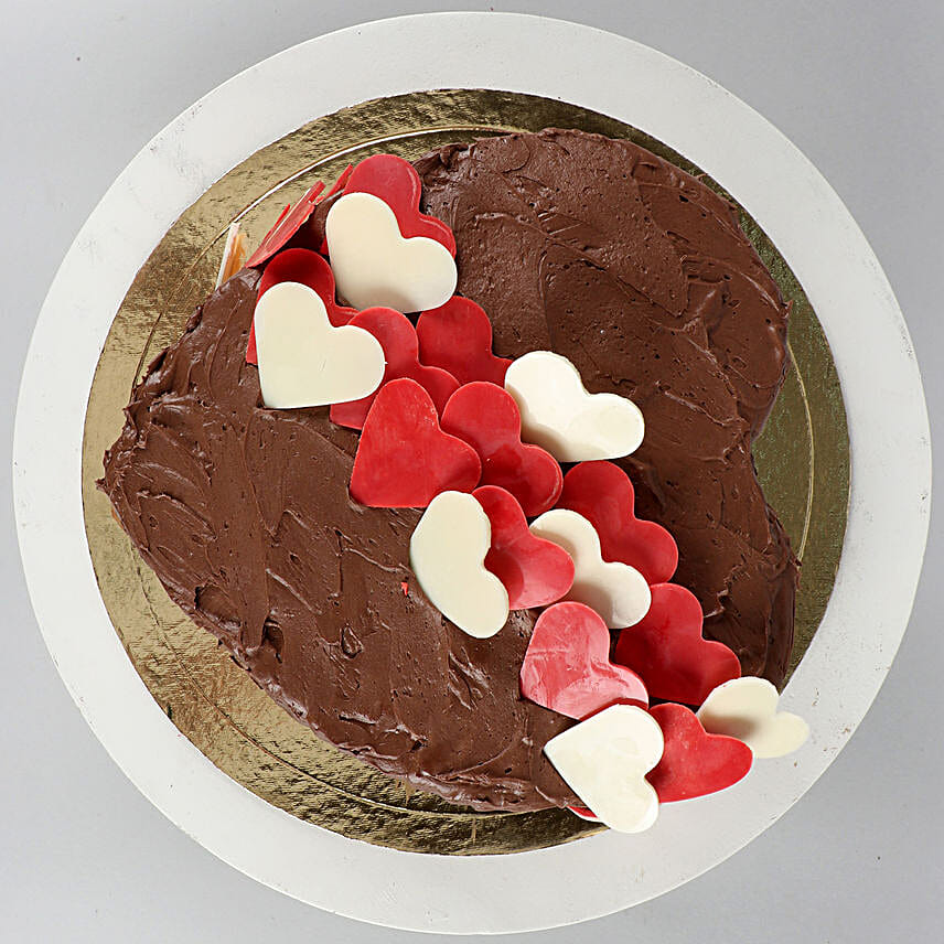 Online Choco Hearts Love Designer Cake