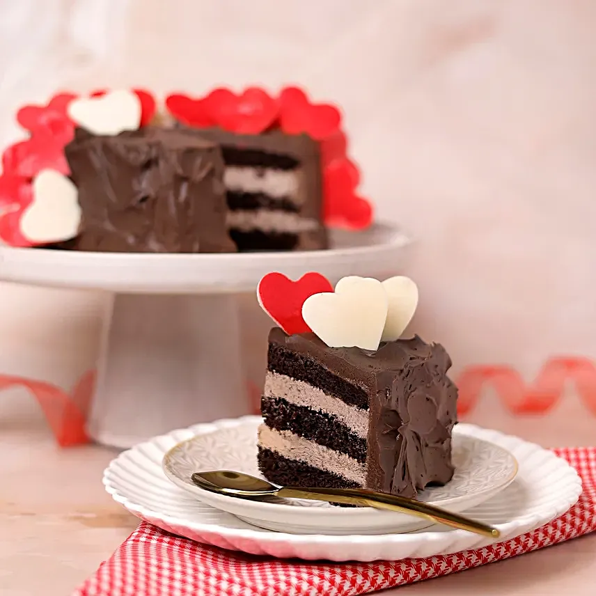Online Choco Hearts Love Designer Cake