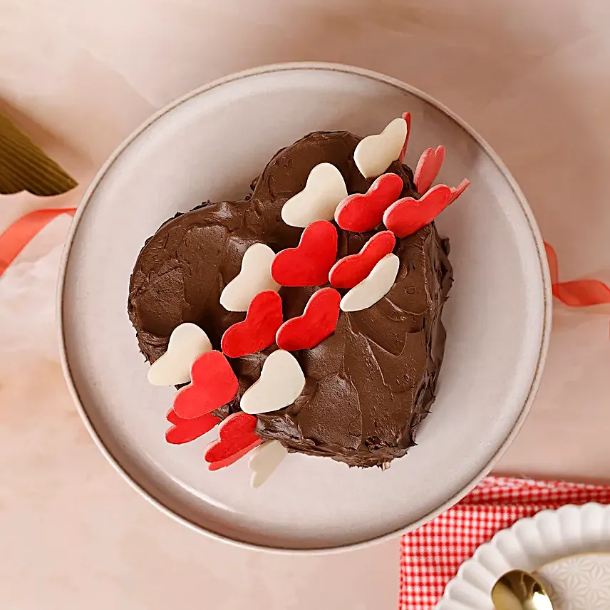 Online Choco Hearts Love Designer Cake