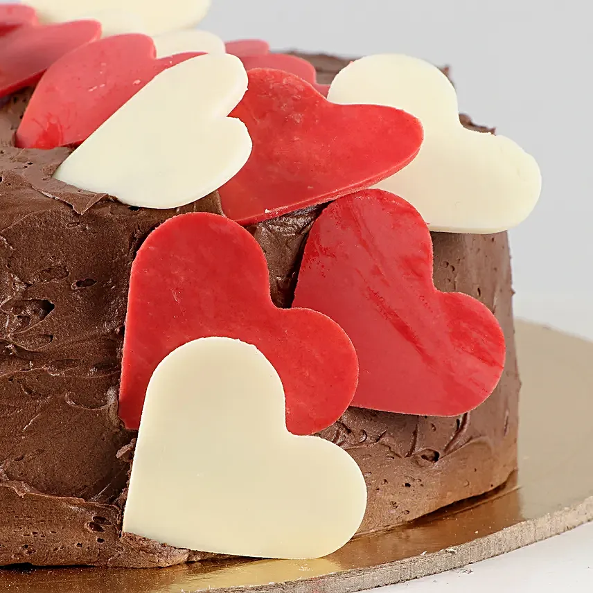 Online Choco Hearts Love Designer Cake