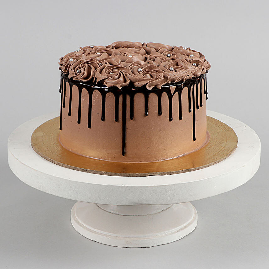 Choco Rose Delight Designer Cake 2 Kg Eggless