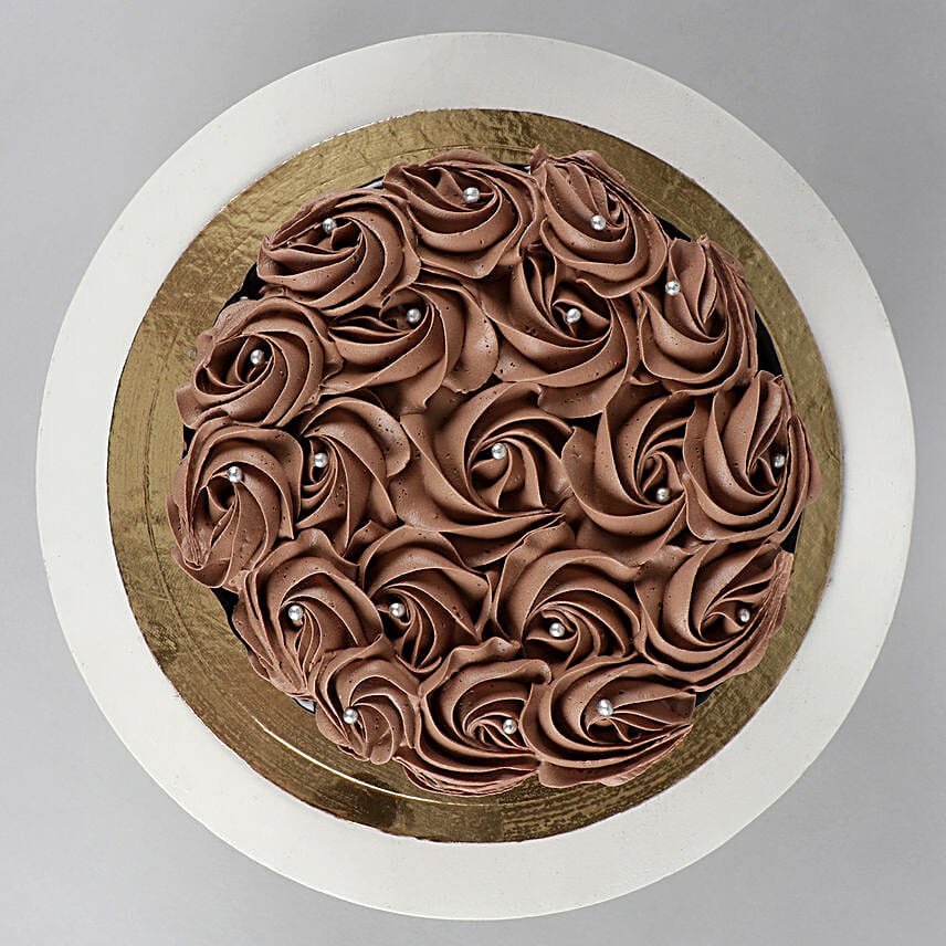 Choco Rose Delight Designer Cake 2 Kg Eggless