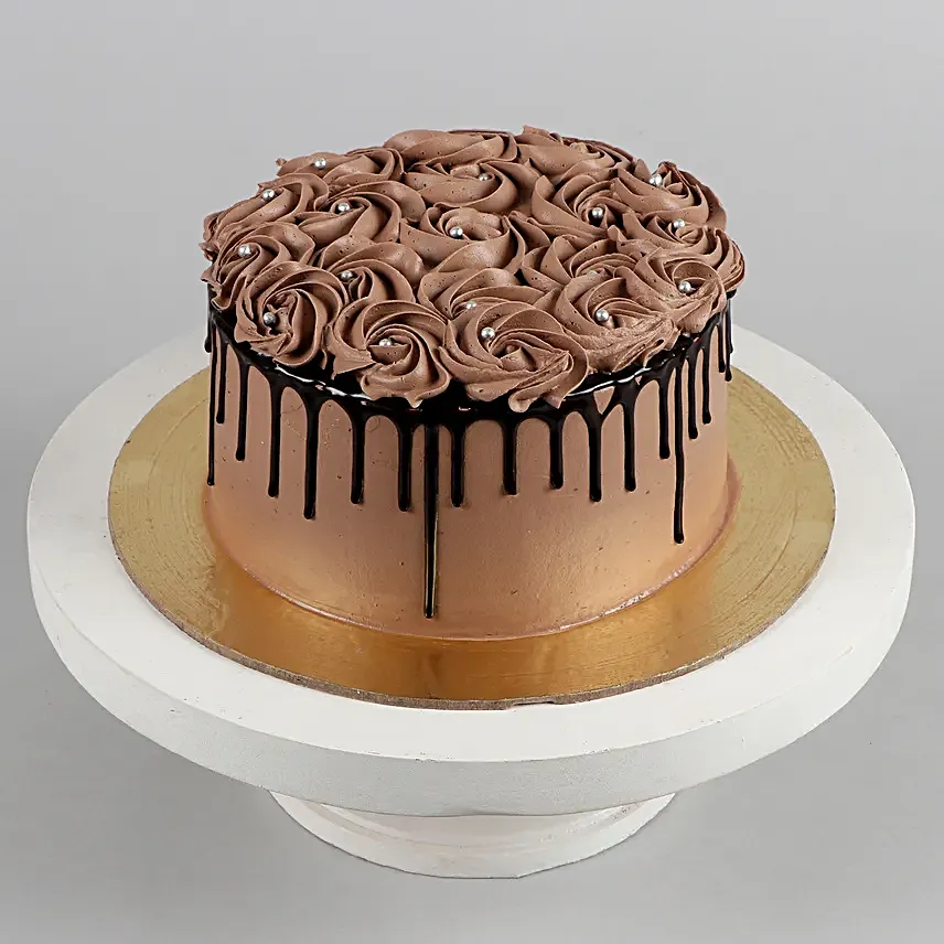 Choco Rose Delight Designer Cake Half Kg