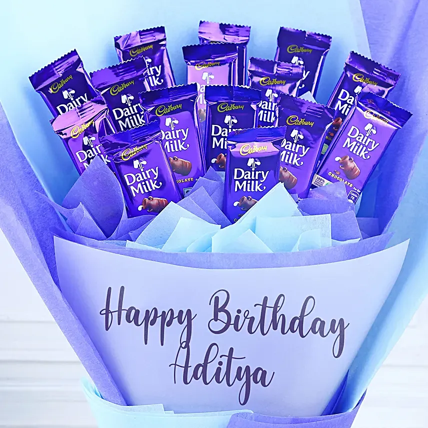Chocolate Bar Birthday Bouquet