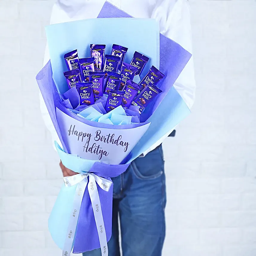 Chocolate Bar Birthday Bouquet