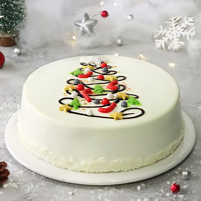 Chocolate Christmas Cake Half Kg