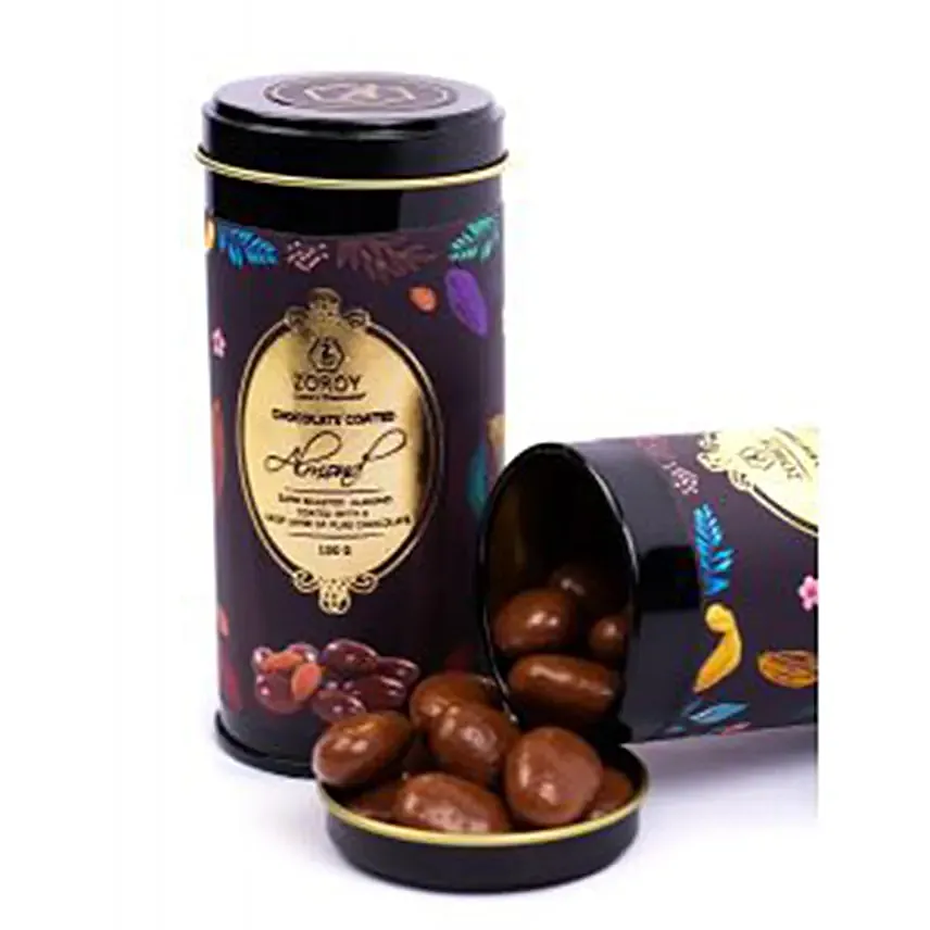 Chocolate coated Almonds and Butterscotch Nuts Box