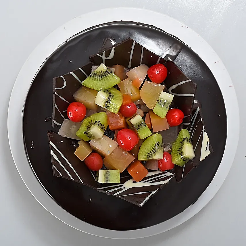 Chocolate Fruit Gateau Half kg