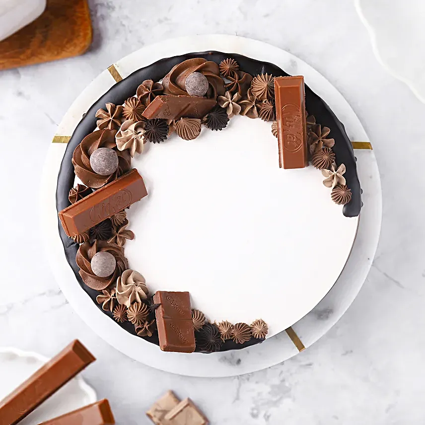 Chocolate Trio Eggless Cake Half Kg