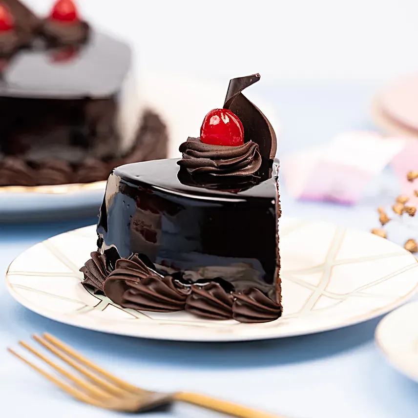 Celebration with Truffle cake