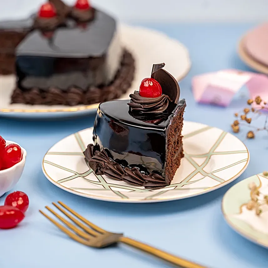 Celebration with Truffle cake